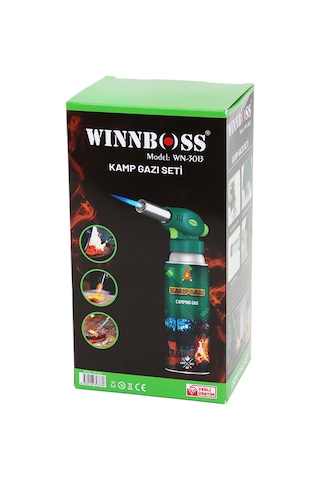 Bşkvirgo Profesyonel Pürmüz Seti 2 Parça Torch Başlık + 400ml Kamp Gazı Bsk2026 Çok Renkli