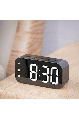 Trendooze Sıcaklık Ses Ses Saati Saat Led Kontrolü Kontrolü Çalar Bq Fd