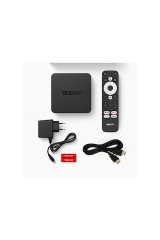 RED360 X100 Pro Google TV Box + 12 Aylık D-Smart GO