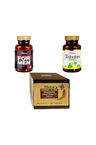 Balen Formen(Erkek)+Tribulus Terrestris+Kırmızı Kore Gınseng