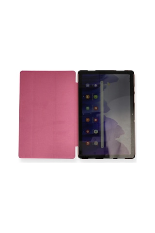Newface - 109 - Samsung Uyumlu Galaxy T870 Tab S7 11 Kılıf Tablet Smart Kılıf - Csmo-tex - - Pembe