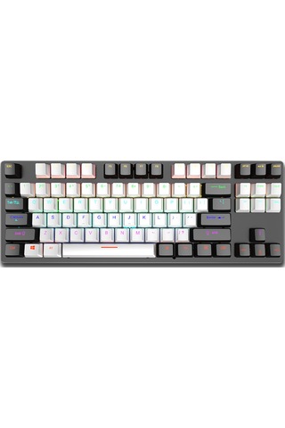 K550 Mekanik Oyuncu Klavyesi -değiştirilebilir Switch- Rainbow Rgb Aydınlatma-87 Tuş - Red Switch