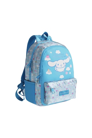 Cinnamoroll Desenli Mavi Okul Çantası 5 Parça Çok Renkli
