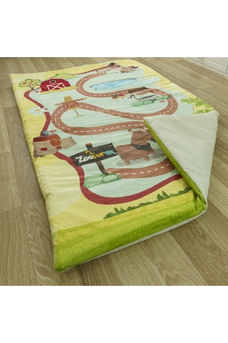 Zooturak Peluş Çocuk Matı At Doru 100cm x 150cm