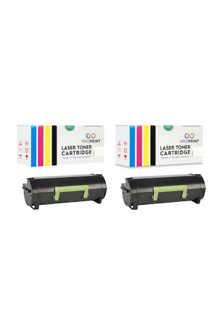 Proprint Lexmark MX317 MX317DN 51B5000 Siyah 2 Adet Uyumlu Toner 2500 Sayfa