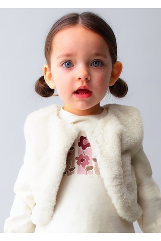 Mayoral Kız Bebek Tayt Takım 2739 Krem