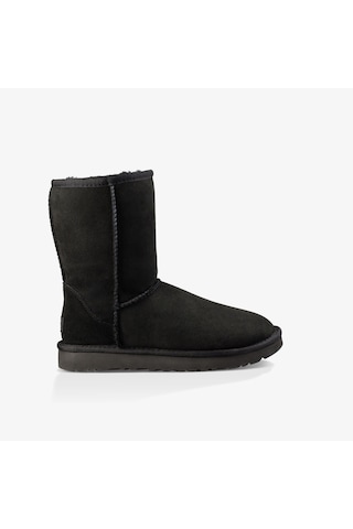 Ugg Classic Short Iı Kadın Siyah Bot Düz 1016223 Siyah