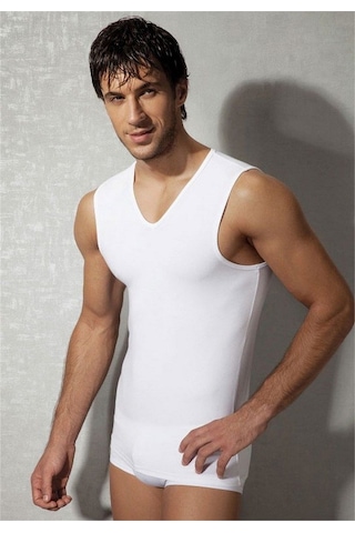 Doreanse Erkek Atlet V Yaka 2210 Beyaz