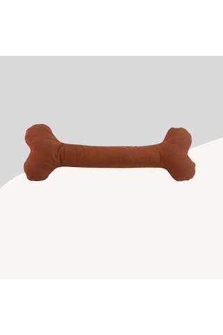 Köpekler İçin Yumuşak Kemik Şekilli Oyuncak 25cm Kahverengi