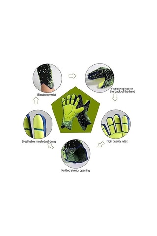 Artfulabode Yetişkin Su Skycıty Kaymaz, Kaleci Geçirmez, Futbol Eldivenleri Eldiveni Çocuk & - Xb Yeşil