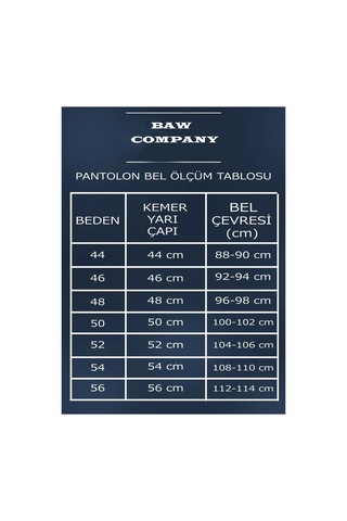Baw Company Kadife Pantolon Klasik Baba Kesim Kışlık Çift Cepli Lacivert