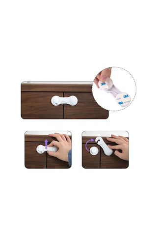 Portakal Safety Dolap-Kapak Kilidi 2 Adet