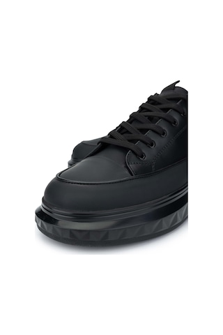 Tamer Tanca Erkek Hakiki Deri Siyah Casual Ayakkabı 381 20565 Erk Ayk Sk24-25 Sıyah Met Siyah