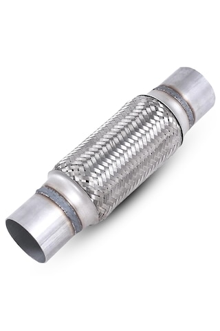 Egzoz Spiral Flex Borusu,45mmx 240mm Üniversal Tip, Paslanmaz Çe
