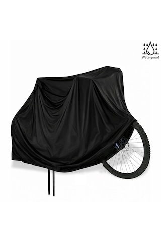 Microcase Su Geçirmez 4 Mevsim Kullanım Bisiklet Brandası 185x110x70 Cm Al5509 Siyah