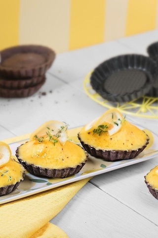 Kaiser Patisserie 6Lı Tart Kalıbı Seti 10 CM Siyah