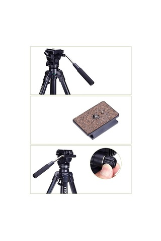 Yunteng Vct-999 Profesyonel  Tripod Hidrolik Kafa