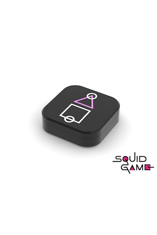 Squid Game Gonggi 5 Taş Oyun Seti, Özel Kare Kutulu, Ağır Taşlı V