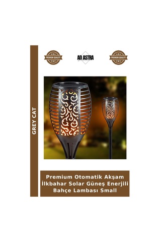 Premium Otomatik Akşam İlkbahar Solar Güneş Enerjili Bahçe Lambası Small