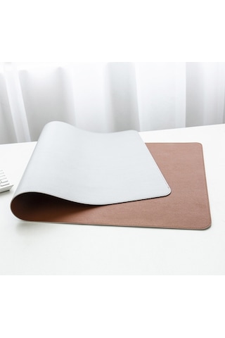 More TR Ally Su Geçirmez Deri Mouse Pad 80*40 Cm - Kahverengi