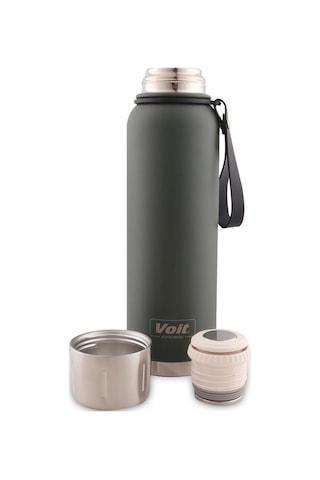 Prime Thermos 1000 Ml | 316 Paslanmaz Çelik, Çift Cidarlı Vakum Yalıtımlı Termos