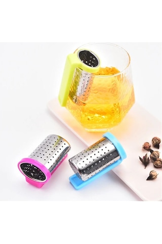 Pratik Sakkunnig Klipsli Mini Çay Süzgeci Çay Süzgeç Pratik Çay Süzgeci Paslanmaz Çelik Diğer