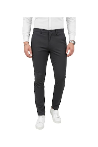 Deepsea Erkek Füme Modern Fit Likralı Kumaş Pantolon Günlük & Ofis Kullanımı 2602020 Füme