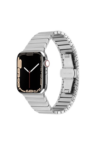 Watch 7 41mm Kordon Uyumlu Krd-79 Metal Strap Kayış Tkdr- Rose Gold
