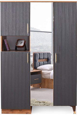 Asos Mdf Dolap Antrasit