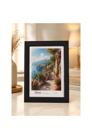 Siyah Kişiye Özel 15x21 Cm Fotoğraflı Dekoratif Çerçeve