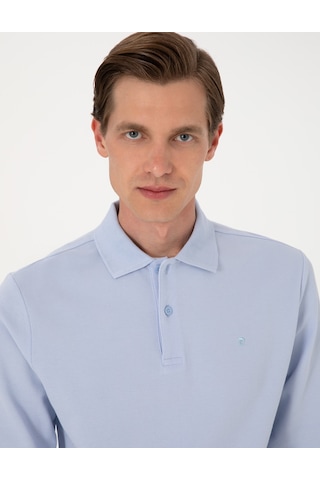 Pierre Cardin Erkek Açık Mavi Sweatshirt 50314048-vr003 Açık Mavi