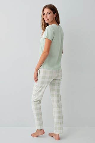 Rolypoly Kadın Yeşil Pijama Takım Rp3808-s-v2 Yeşil