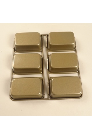 Symbee Ev Fırıncıları İçin 12 İnç Kare Karbon Çelik Brownie Kalıbı - Evde Pasta Pişirme Araçları Haki