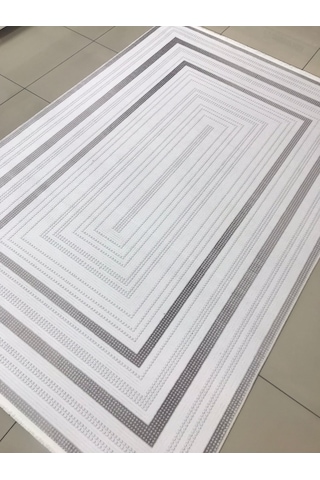 Merinos Halı Vista 76591 095 Serisi Triko Akrilik Salon Oturma Yatak Odası Halısı Gri