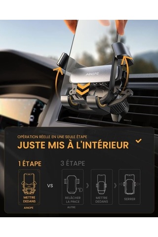 Yingfu Araba Telefon Tutucu, Yerçekimi Tipi, Havalandırma Menfezi 2022 Yükseltme Otomatik Diğer Diğer