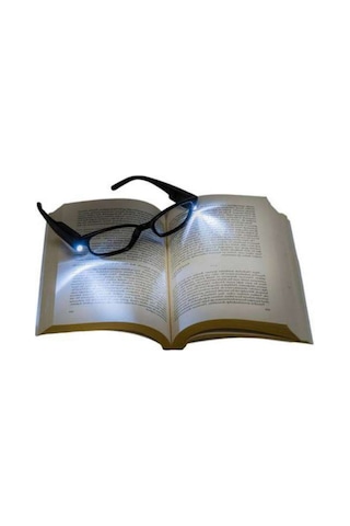 Kitap Okuma Gözlüğü Led Işıklı Camsız Okuma Gözlüğü