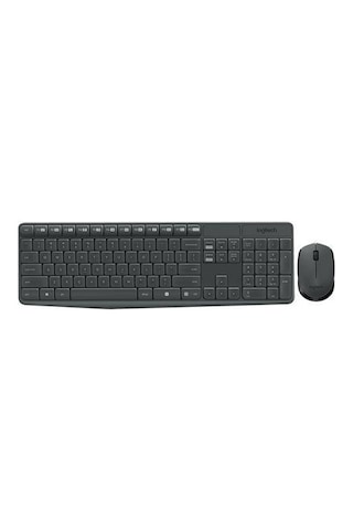 Logıtech Mk235 Q Türkçe Kablosuz Siyah Klavye+ Mouse-208122