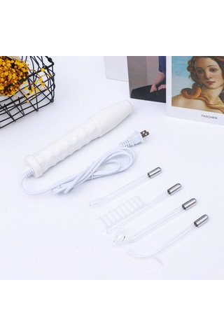 Ruicoo Ev Kullanımlı Elektroterapi Saçak Güzellik Aleti - Beyaz Abs Malzeme - Avrupa Standartı Şarjlı Çok Renkli
