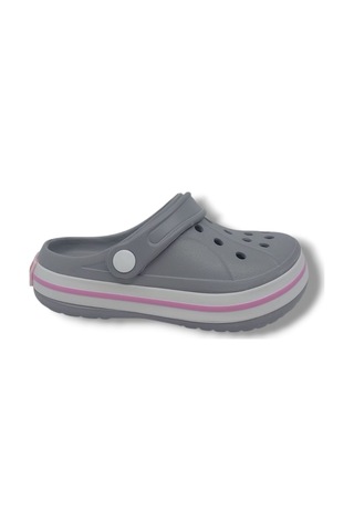 Zerhan Cflex 22233 Kadın Gri Beyaz Pembe Sabo Terlik Sandalet Gri