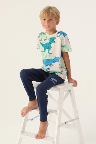 Roly Poly 3360 Dinosaur Erkek Çocuk Pijama Takımı 001