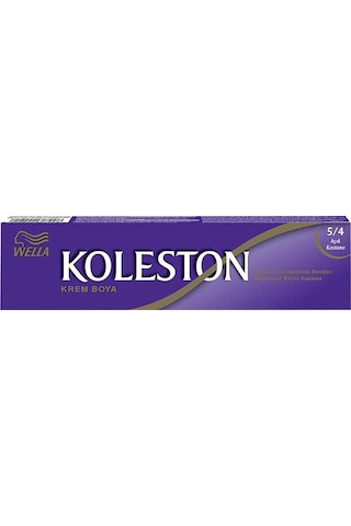 Koleston Tüp Boya 50 Ml - 5.4 Açık Kestane + 20 Vol Oksidan Peroksit