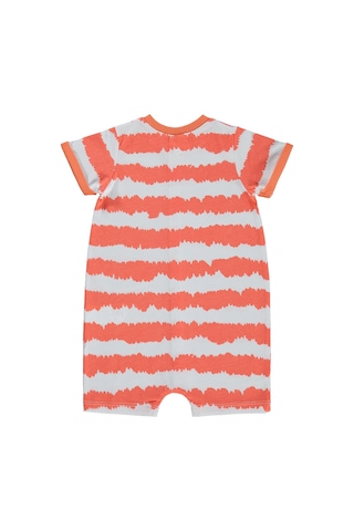 Civil Baby Dalga Desenli 6-18 Ay Tulum - Kırmızı Mercan