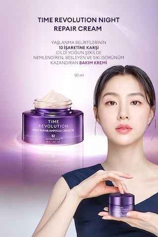 Missha Total Bakım Kremi & Balm Stick Time Revolution Night Repair Cream & Balm Duo Set