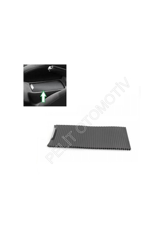 Golf 6 Orta Konsol Bardaklık Sürgülü Kapak (2009-2013)Siyah