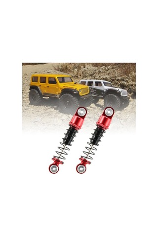 Didadodo 4 Adet Scx24 Amortisör Seti - 37mm Alüminyum, Ayarlanabilir Rc Araçlar İçin