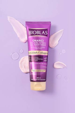 Keratin & Kolajen Onarıcı Dolgunlaştırıcı Saç Bakım Kremi 3 X 250 Ml İnce Ve Yıpranmış Saçlar