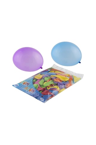 9a Balon Karışık Renkli Balon Atom Balon 100'lü