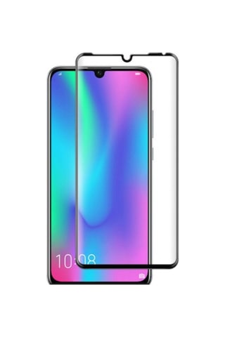 Huawei Y6 2019 5D Tam Kaplayan Ekranı Kırılmaz Cam Siyah