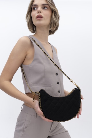 Byn1081 Matthew Cox Çapraz Çanta Std / Süet-siyah Süet-siyah Çok Renkli