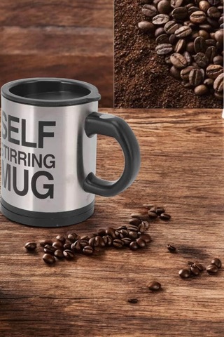 Kupa & Bardak Mikser Kupa Yazılı Mug Bardak Karıştırma Özelliği Çok renkli